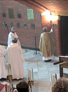 blessing of the plaque
